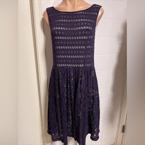 Anthropologie Postmark Sunstream Crochet Dress